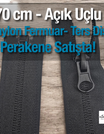 70 cm Nylon Jacket Zipper, Open End (Separate) - NC0070T10