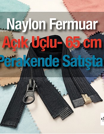 65 Cm Naylon Mont Fermuarı Açık Uçlu (Separe)  -  PR0065T10