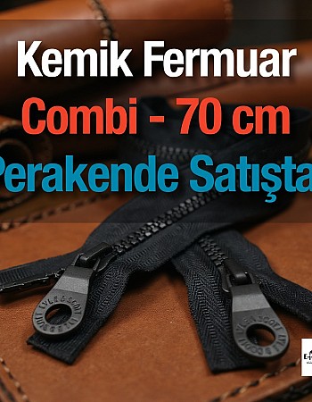 70 Cm Kemik Alttan ve Üstten Açılır  Mont Fermuarı Açık Uçlu (Separe)  -  PR0070t6C