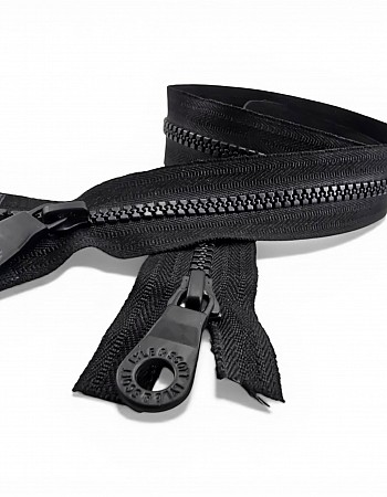 70 cm Bone Combi Jacket Zipper  - PR0070t6C
