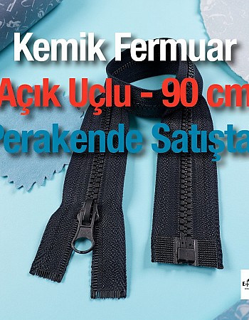 90 Cm Kemik Combi Mont Fermuarı Açık Uçlu (Separe)  -  PR0090T6