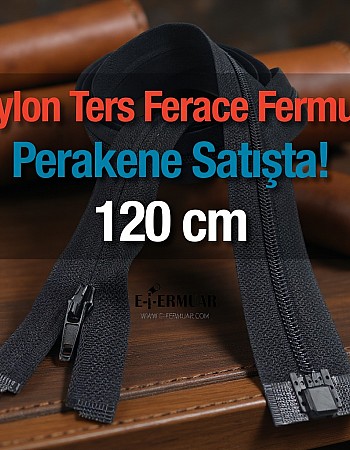 120 Cm Naylon Ters Ferace Fermuarı ZP00120S
