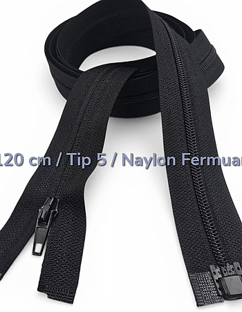 120 cm 47.24" Reversed Nylon Abaya Zipper | For Long Outerwear | ZP00120S