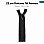 22 cm / 8.661 in Black Woven Tulle Closed-End Invisible Zipper for Dresses and Skirts – ZPG0022DKM