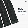 22 cm / 8.661 in Black Woven Tulle Closed-End Invisible Zipper for Dresses and Skirts – ZPG0022DKM
