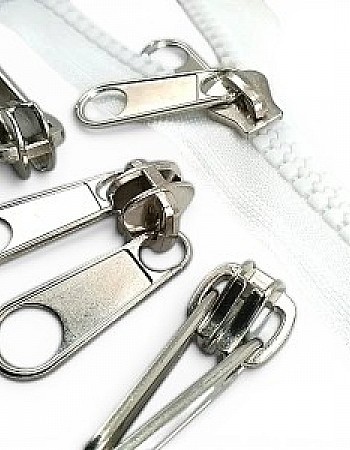 Double Tab Chunky Zipper Slider #5 - Tent Zipper Slider - ESB001T9C