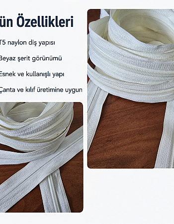 Naylon Şerit fermuar T 5 - SRTNYLT5