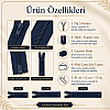Mini Bag Maker Starter Set – 15 Pieces Navy Blue Short Zipper Type 5 Closed End Zipper ST-0002T5