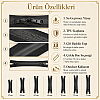 7 Adet Su Geçirmez Fermuar Seti – Outdoor, Mont, Çanta ve Teknik Tekstil İçin - ST-0004T5