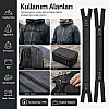 7 Adet Su Geçirmez Fermuar Seti – Outdoor, Mont, Çanta ve Teknik Tekstil İçin - ST-0004T5