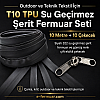 Outdoor and Technical Textile #5 TPU Waterproof Zipper Tape Set – 10 Metres + 10 Sliders - ST-0010