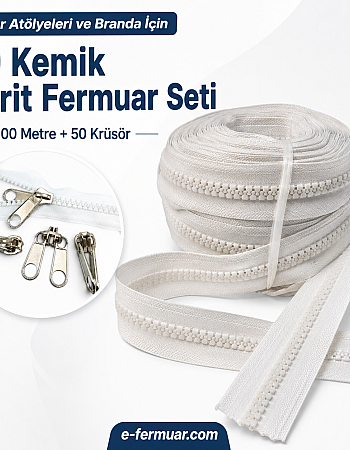Tarp and Tent Workshops Chunky Zipper Tape Set – 100 Metres + 50 Sliders - ST-0012T9-100M50K