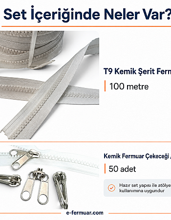 Tarp and Tent Workshops Chunky Zipper Tape Set – 100 Metres + 50 Sliders - ST-0012T9-100M50K