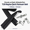#10 Nylon Zipper Chain Set for Tarpaulin & Tent Work – 10 m / 32.81 ft + 10 Sliders ST-0013