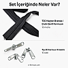 #10 Nylon Zipper Chain Set for Tarpaulin & Tent Work – 10 m / 32.81 ft + 10 Sliders ST-0013
