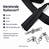 #10 Nylon Zipper Chain Set for Tarpaulin & Tent Work – 10 m / 32.81 ft + 10 Sliders ST-0013