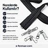 100 metre T20 naylon fermuar ve 50 krüsör içeren dayanıklı set.