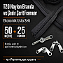 #10 Nylon Zipper Chain Set for Tarpaulin & Tent Workshops – 50 m / 164.04 ft + 25 Sliders ST-0013T20-50M25C