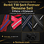 8 Metre Renkli T10 Naylon Şerit Fermuar + 8 Kürsör Deneme Seti ST-0014