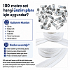 Atölyeler İçin Tip 10 Naylon Şerit Fermuar Orta Seviye Seti – 100 Metre + 50 Tek Elcikli Kürsör ST-T10T-NAYLON-100M50C