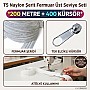 200 Metre T5 Naylon Şerit Fermuar + 400 Tek Elcikli Kürsör Atölye Paketi ST-T5T-NAYLON-200M400K