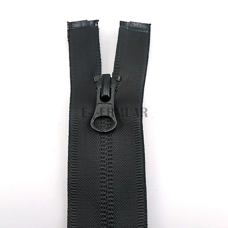70 cm Su Geçirmez Mont Fermuarı Siyah F0006TPU