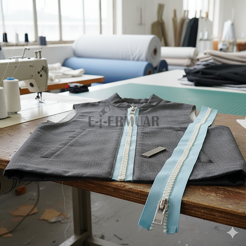 Molded Plastic Jacket Zipper 40 Cm #6 15,75" With Corn Teeth Separated ZPK0040T6TM