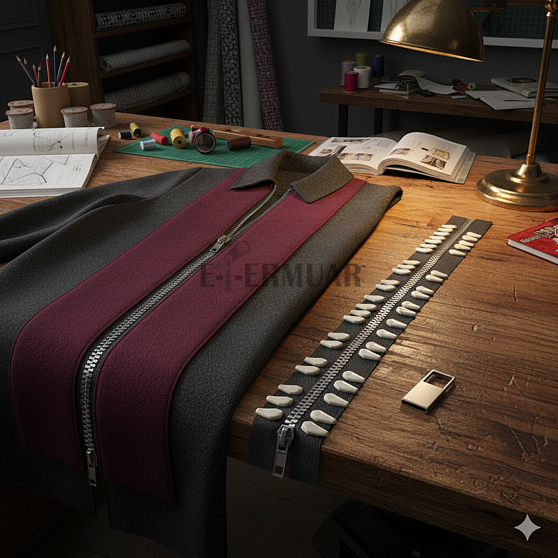 Molded Plastic Jacket Zipper 40 Cm #6 15,75" With Corn Teeth Separated ZPK0040T6TM