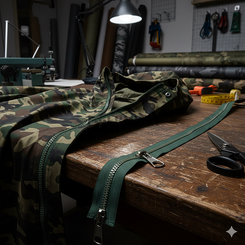 Molded Plastic Jacket Zipper 40 Cm #6 15,75" With Corn Teeth Separated ZPK0040T6TM