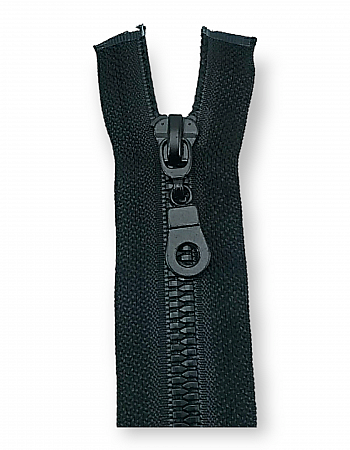 Molded Plastic Jacket Zipper 65 Cm #6 25,60" With Corn Teeth Separated ZPK0065T6TM