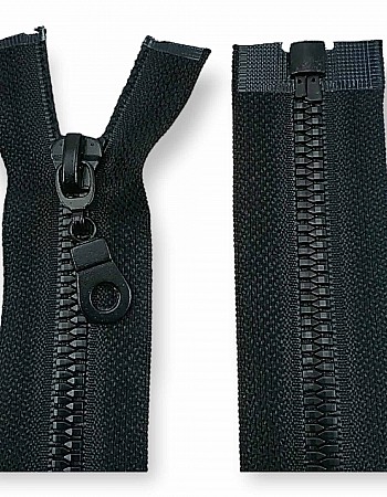 Kemik Fermuar 80 cm T6 Timsah Diş  Açık Uçlu - Separe ZPK0080T6TM