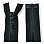 Molded Plastic Jacket Zipper 90 cm #6 35,44" With Corn Teeth Separated ZPK0090T6TM