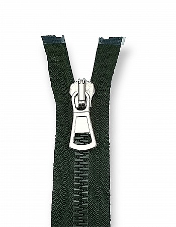 Molded Zipper 14 cm, 5,51" #9 Metal Teeth Imatation Close End ZPK0014T9MG