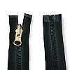 unisex Kemik Fermuar 14 cm T9 Metal Diş Görünümlü Kapalı Uçlu - Dipli ZPK0014T9MG