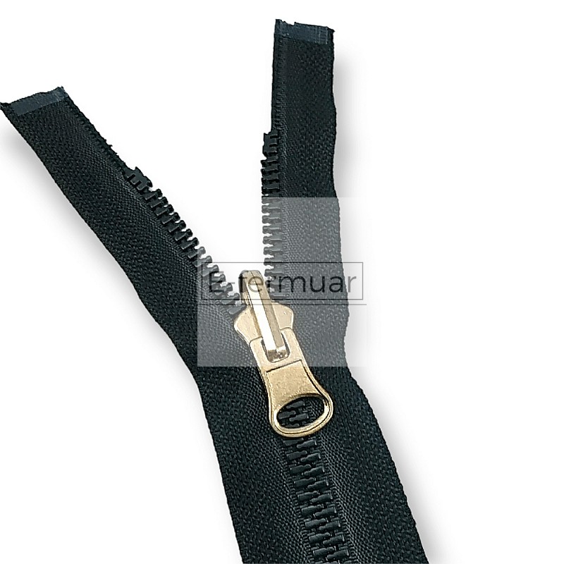 unisex Kemik Fermuar 14 cm T9 Metal Diş Görünümlü Kapalı Uçlu - Dipli ZPK0014T9MG
