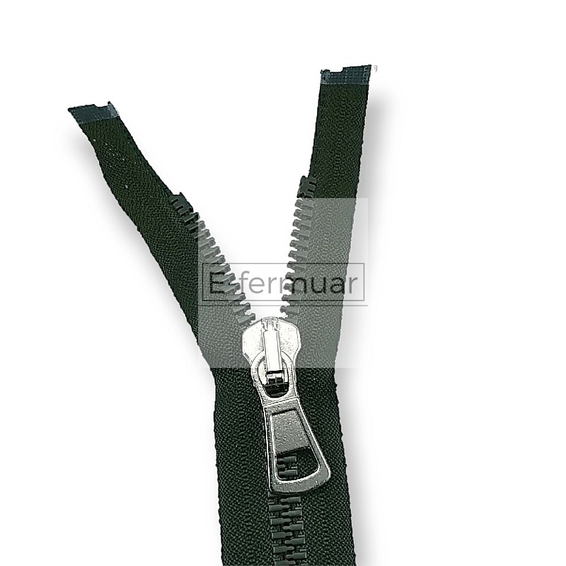 unisex Kemik Fermuar 18 cm T9 Metal Diş Görünümlü Kapalı Uçlu - Dipli ZPK0018T9MG