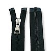 unisex Kemik Fermuar 18 cm T9 Metal Diş Görünümlü Kapalı Uçlu - Dipli ZPK0018T9MG