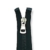 unisex Kemik Fermuar 18 cm T9 Metal Diş Görünümlü Kapalı Uçlu - Dipli ZPK0018T9MG