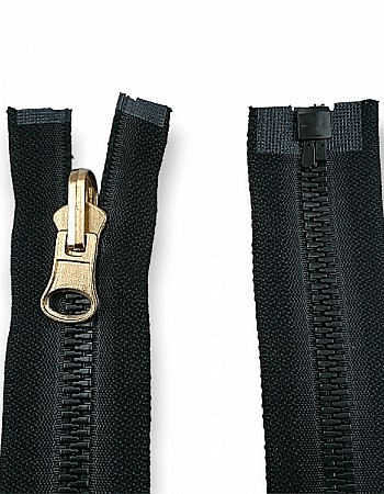 Molded Zipper 18 cm, 7,10" #9 Metal Teeth Imatation Close End ZPK0018T9MG