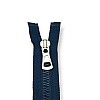unisex Kemik Fermuar 18 cm T9 Metal Diş Görünümlü Kapalı Uçlu - Dipli ZPK0018T9MG