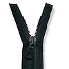 unisex Kemik Fermuar 18 cm T9 Metal Diş Görünümlü Kapalı Uçlu - Dipli ZPK0018T9MG