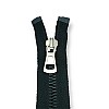 unisex Kemik Fermuar 20 cm T9 Metal Diş Görünümlü Kapalı Uçlu - Dipli ZPK0020T9MG