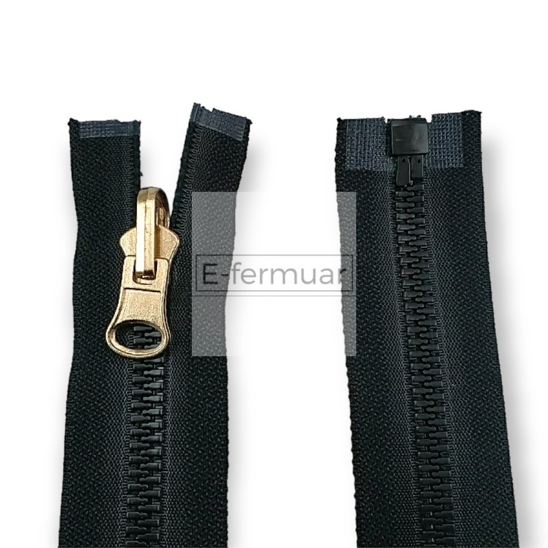 unisex Kemik Fermuar 60 cm T9 Metal Diş Görünümlü Açık Uçlu - Separe ZPK0060T9MG