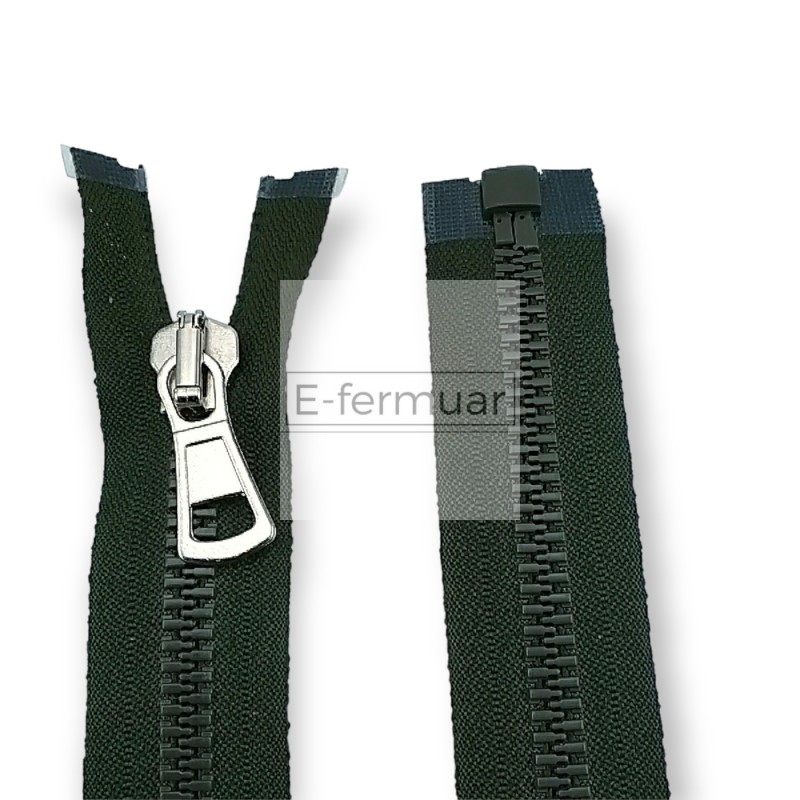 unisex Kemik Fermuar 60 cm T9 Metal Diş Görünümlü Açık Uçlu - Separe ZPK0060T9MG