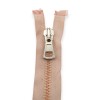 unisex Kemik Fermuar 60 cm T9 Metal Diş Görünümlü Açık Uçlu - Separe ZPK0060T9MG