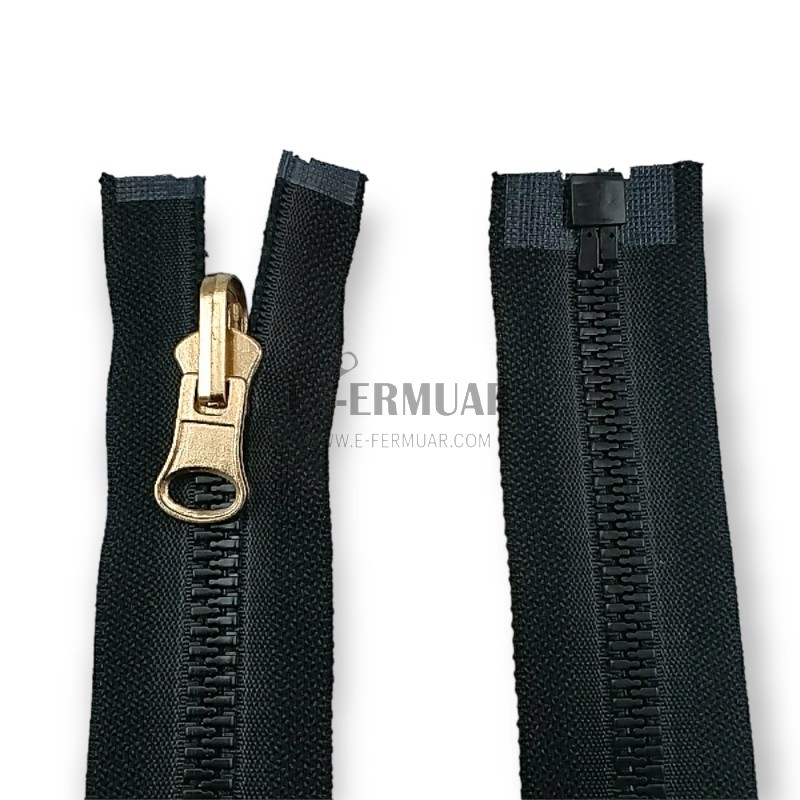 Kemik Fermuar 75 cm T9 Metal Diş Görünümlü Açık Uçlu - Separe ZPK0075T9MG