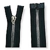 unisex Kemik Fermuar 80 cm T6 Timsah Dişli Kaplama Dişli Açık Uçlu - Separe ZPK0080T6TMK
