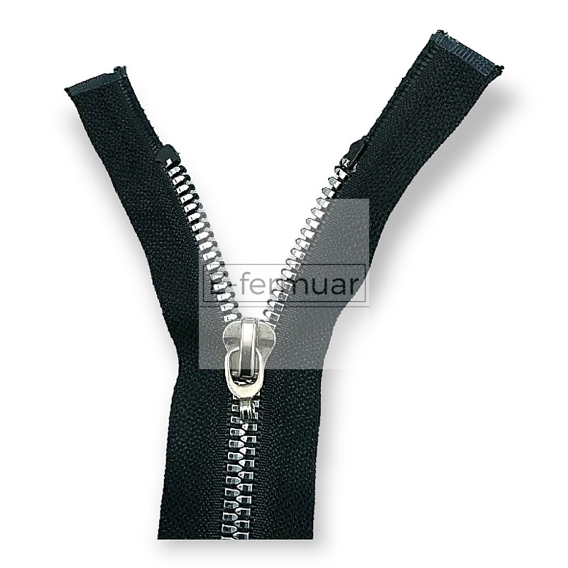 unisex Kemik Fermuar 80 cm T6 Timsah Dişli Kaplama Dişli Açık Uçlu - Separe ZPK0080T6TMK