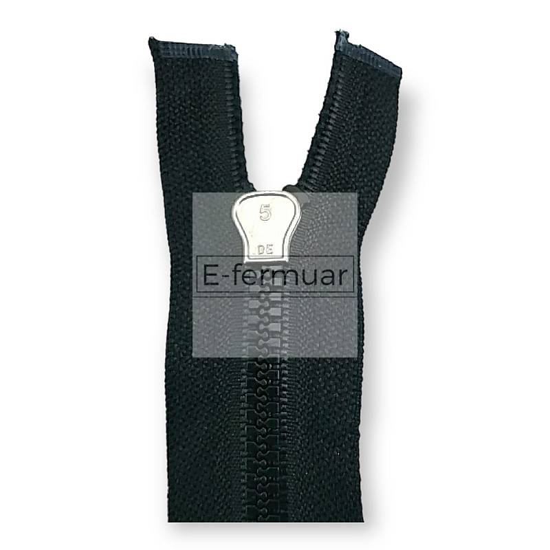 unisex Kemik Fermuar 80 cm T6 Timsah Dişli Kaplama Dişli Açık Uçlu - Separe ZPK0080T6TMK