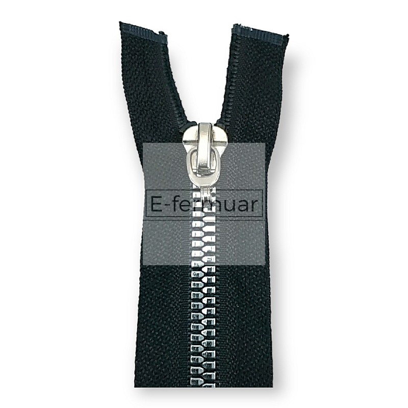 unisex Kemik Fermuar 80 cm T6 Timsah Dişli Kaplama Dişli Açık Uçlu - Separe ZPK0080T6TMK